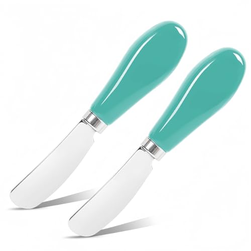 Stainless Steel Butter Spreader and Cheese Knife Set - 2 Pack