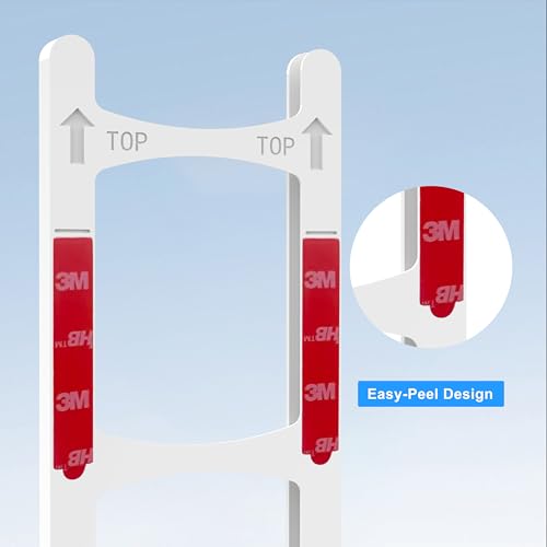 White Adhesive Coffee Pod Holder for Nespresso VertuoLine – 20-Pod Space-Saving Organizer
