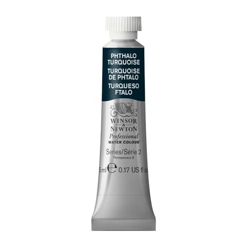 Winsor & Newton Professional Watercolor 5ml Tube - Phthalo Turquoise