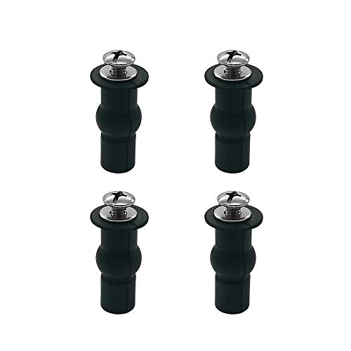 Toilet Seat Hinge Bolt Screws 4 Pack with Metal Washers