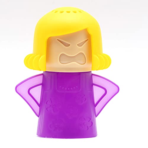 ZPCTECHGO Angry Mom Microwave Cleaner Steamer with Vinegar, Purple