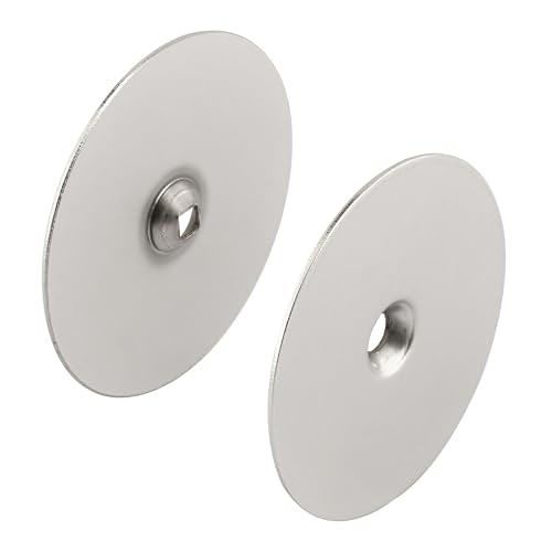 Prime-Line Satin Nickel Door Hole Cover Plate - 2-5/8 in.