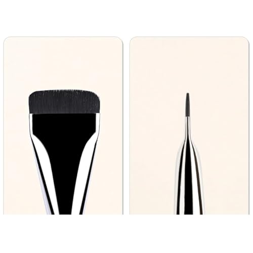 Flat Foundation Brush 2-Pack - Ultra Thin Soft Liquid Makeup Brush