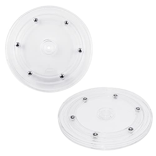 Murtenze 6-Inch Acrylic Lazy Susan Turntable Organizer - 2 Pack