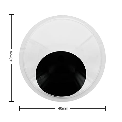 Essentials 40mm Moveable Googly Eyes - 2 Pack for Crafts