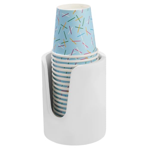 Diatomaceous Earth Bathroom Cup Dispenser - 3oz Holder for Counter