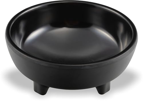 3oz Melamine Molcajete Ramekin - Black, Traditional Mexican Design