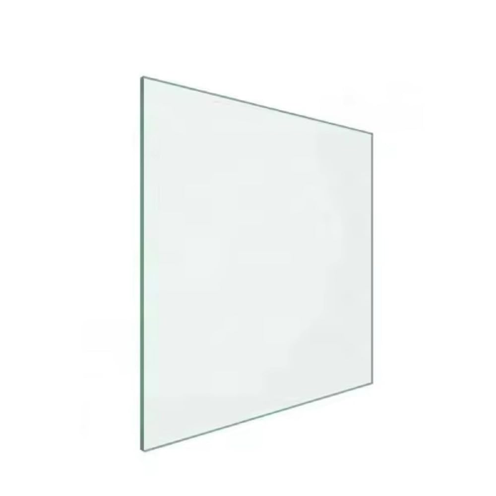 Virelix 20" Square Tempered Glass Table Top, Clear Surface 1/4" Thick Flat Polished Edge for Furniture Protection Patio Dining Coffee End Tables (20 inch)