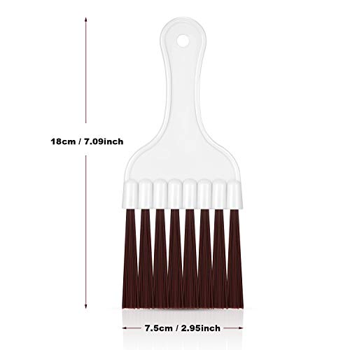 Boao 4 Pack Brown HVAC Coil Brushes for AC & Refrigerator Cleaning