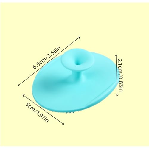 Silicone Facial Cleansing Brush 4 Pack - Exfoliating Face Scrubber for Blackhead Removal and Pore Cleansing