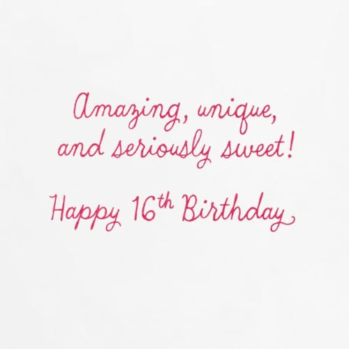 Hallmark 16th Birthday Card for Her - Seriously Sweet Design