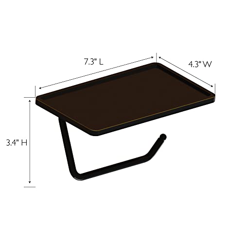 Design House Millbridge Toilet Paper Holder with Shelf - Oil Rubbed Bronze