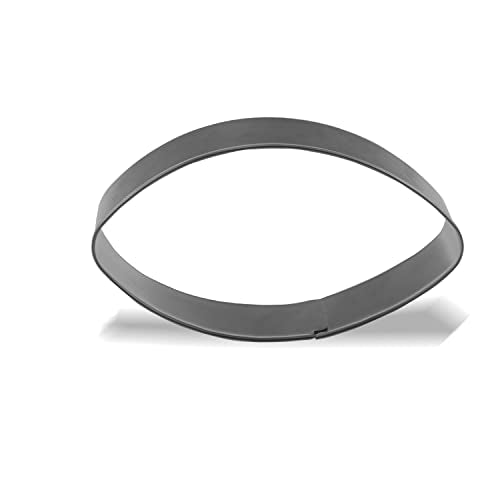 Stainless Steel Football Cookie Cutter - 4 Inch, Kid-Friendly & Dishwasher Safe