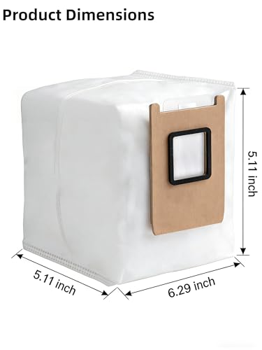 JoyBros Replacement Dust Bags for Eufy Omni E25/E28 Robot Vacuum - Pack of 3