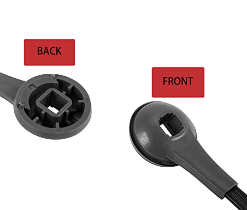Replacement Side Brushes for Shark AV2501S/AV2501AE Vacuums - 4 Pack