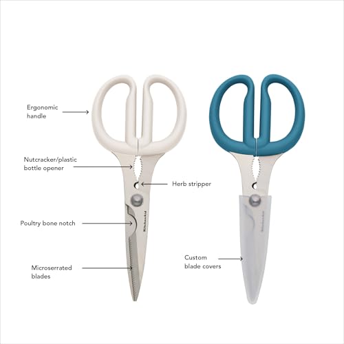 KitchenAid 2-Piece Multipurpose Kitchen Shear Set with Nutcracker & Bottle Opener