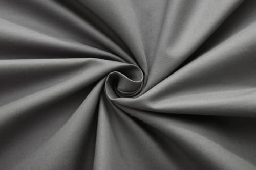 Dark Grey Egyptian Cotton Pillowcases Set of 2 with Zipper – 20x26 Inch