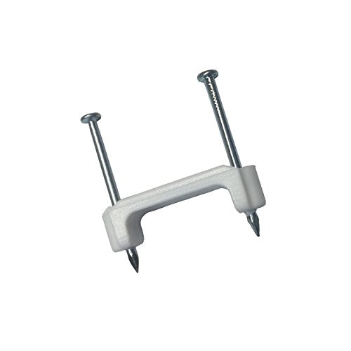 Gardner Bender 3/4 in. Plastic Cable Staples, 575 Pack, White