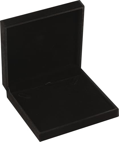 LAODA Black Velvet Necklace Gift Box for Chokers & Pearls
