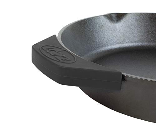 Lodge Silicone Assist Handle Holder for Cast Iron Skillets - Black