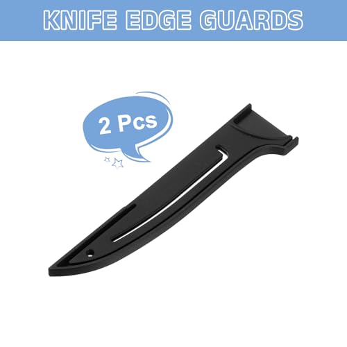 uxcell 6-Inch Knife Blade Guard Protector, PP Plastic Safety Sheath - 2 Pack
