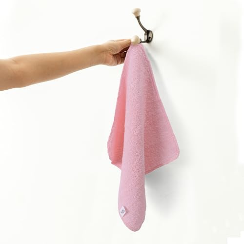 Textila Cotton Washcloths 12x12 Inch - Multicolor 10-Pack