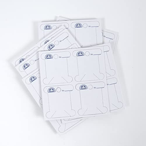 DMC Cardboard Floss Bobbins 56 Pack for Embroidery & Cross-Stitch - 1 Count