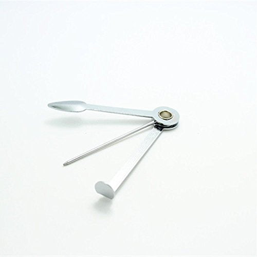 Yueton Stainless Steel Pipe & Hookah Cleaner Tool - 3.22 Inch Reamer & Tamper Pack of 2