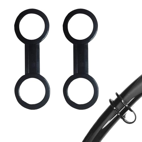 2 Pieces Scuba Diving Dive Snorkeling Silicone Snorkel Mask Strap Keeper Holder Clip Retainer Attachment Gear Spare Part Accessories