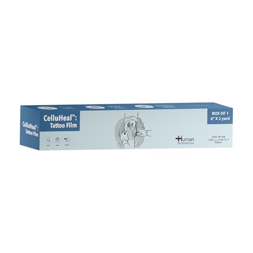 CelluHeal Transparent Waterproof Tattoo Aftercare Film Roll (6" x 2 Yards)