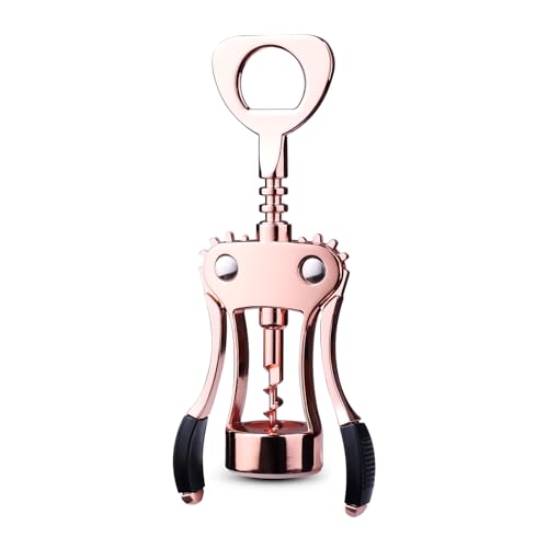 Drincarier Zinc Alloy Wing Corkscrew & Bottle Opener - Sharp, Ergonomic Design