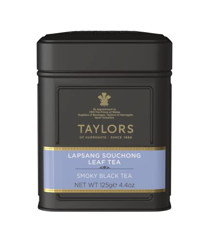 Taylors of Harrogate Lapsang Souchong Loose Leaf Tea Tin 4.41 oz - Smoky Black Tea