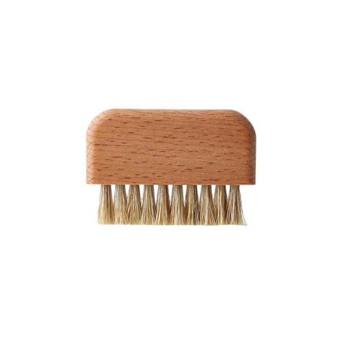 Natural Wooden Nail Brush Beech Wood Hand and Fingernail Scrub Brush
