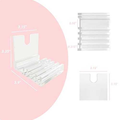 YeeBeny Gua Sha and Facial Roller Holder - Durable Acrylic Organizer