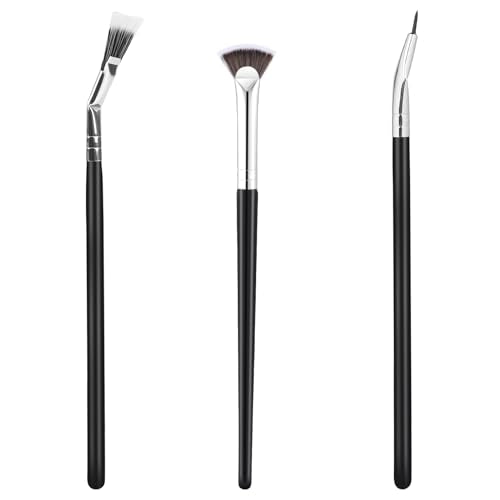 Mozeat Lens Folding Angle Mascara Fan Brush Set for Eyelashes