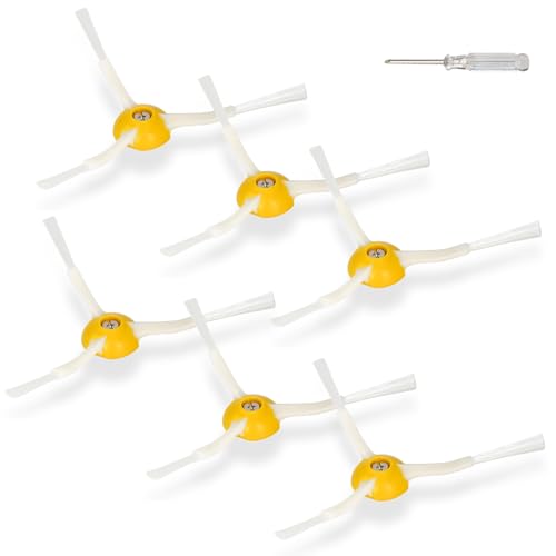 Replacement Side Brushes for iRobot Roomba 500-900 Series, 6-Pack