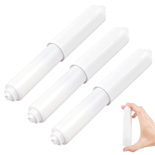 Spring Loaded Toilet Paper Holder Replacement Rod - 3 Pack