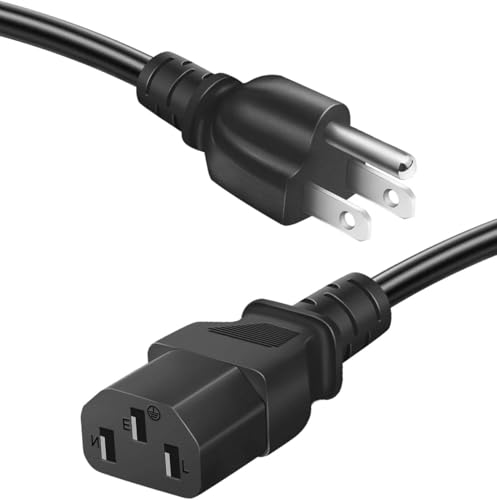 5ft 3-Prong Power Cord Replacement for Instant Pot and Smokeless Grills