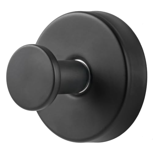 Black Heavy Duty Suction Cup Hooks - Removable Towel Hooks