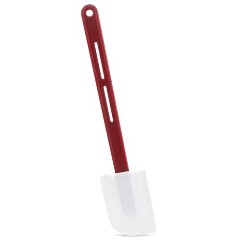 10-Inch Silicone Rubber Spatula – Heat Resistant Baking Tool