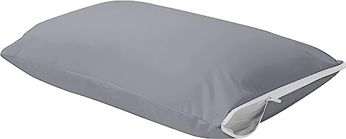 Utopia Bedding Waterproof Pillow Protectors, Standard Size, Gray (Set of 4)