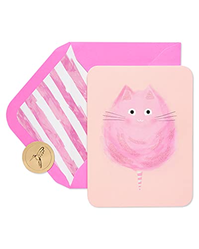 Papyrus Birthday Card - Totally Sweet Day Cat Illustration
