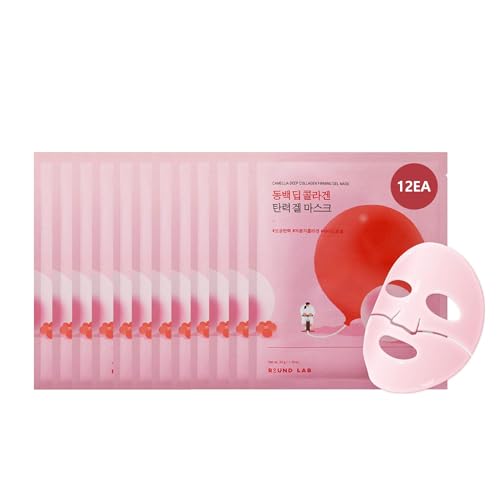 ROUND LAB Camellia Collagen Hydrogel Face Mask - Firming & Pore Minimizing