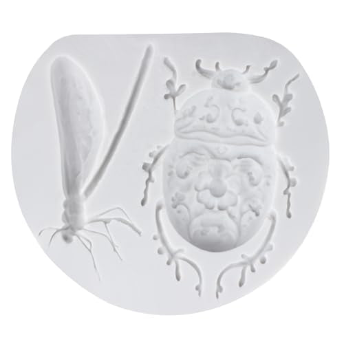 Dragonfly Beetle Silicone Fondant Mold for Cake Decoration
