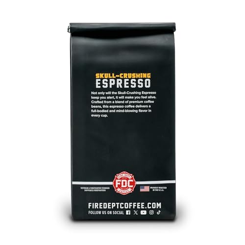 Skull Crushing Espresso Dark Roast Coffee - 12 oz (2 Pack) - Veteran Owned