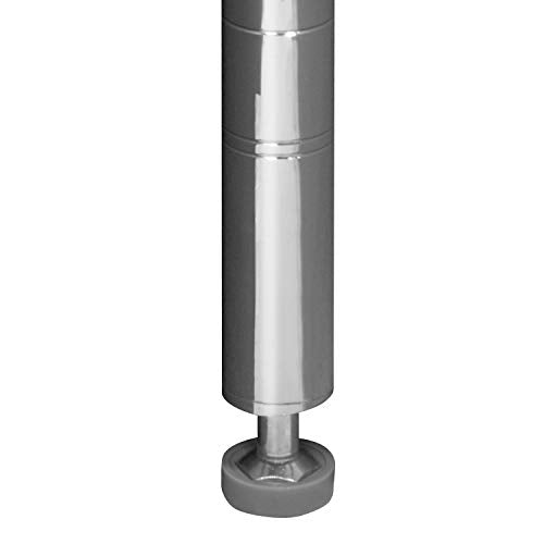 Akro-Mils AWP54UPRIGHT 54-Inch NSF Certified Industrial Grade Chrome Wire Shelf System Upright Leg Post Poles, (4 Pack)