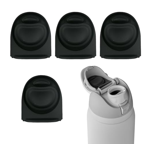 4 Pcs Water Bottle Replacement Parts for Owala 19/24/32/40oz Gasket Plug Lid, Water Bottle Top Lid Gasket Compatible with Owala FreeSip