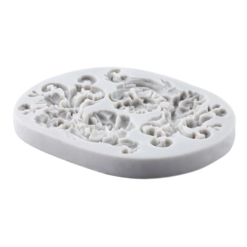 Baroque Silicone Fondant Mold for Cake Decoration & Crafts