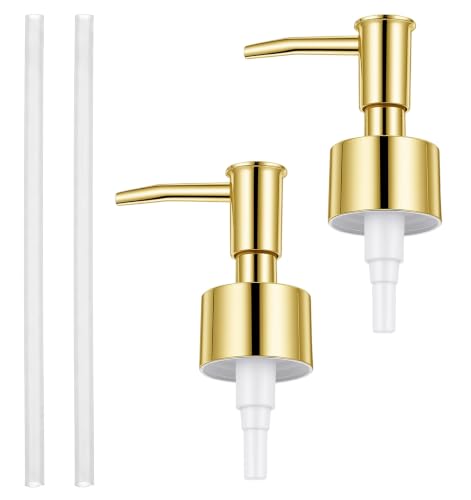 Acrbeli Gold Soap Dispenser Replacement Pump 28/400 2 Pack