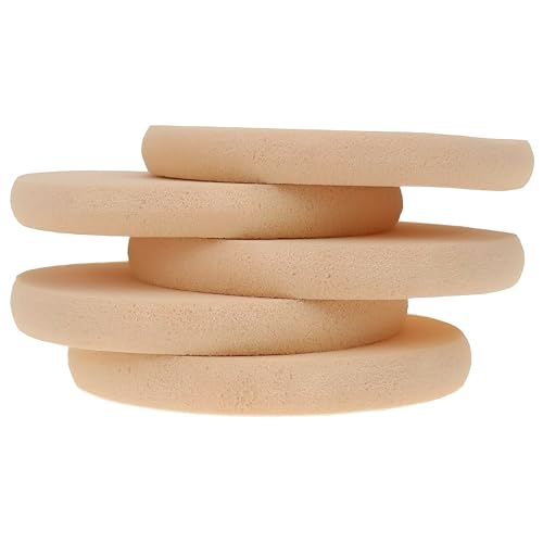 Bexter 25-Piece Soft Round Makeup Powder Puffs – Reusable Face Blender Sponges